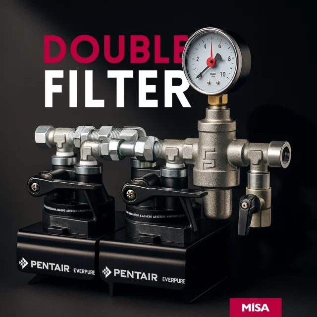Die ultimative Lösung für Anwendungen mit erhöhtem Durchfluss: Unsere @pentair „FILTERSTATION DOUBLE“ in einem praktischen, vormontierten Komplettset. Dieses Set umfasst alles, was Sie benötigen – einen Wasserdruckregler, sowie zwei Filterköpfe. Die Anschlüsse sind mit 3/8″ Innengewinde ausgeführt, während das T-Stück mit Absperrhahn am Ausgang mit 3/8″ Außengewinde eine komfortable Reinigungszugangsoption oder Spülung ermöglicht. Es sind zwei QL3B Filterköpfe enthalten, um den Durchfluss weiter zu steigern. Perfekt aufeinander abgestimmt, bietet diese Filterstation die ideale Lösung für Applikationen mit anspruchsvollem Durchflussbedarf.

The ultimate solution for high flow applications: Our @pentair „FILTER STATION DOUBLE“ in a convenient pre-assembled kit. This kit includes everything you need – a water pressure regulator and two filter heads. The connections are 3/8″ female, while the T-piece with shut-off valve on the 3/8″ male outlet provides convenient access for cleaning or flushing. Two QL3B filter heads are included to further increase flow. Perfectly matched, this filter station is the ideal solution for applications with demanding flow requirements.